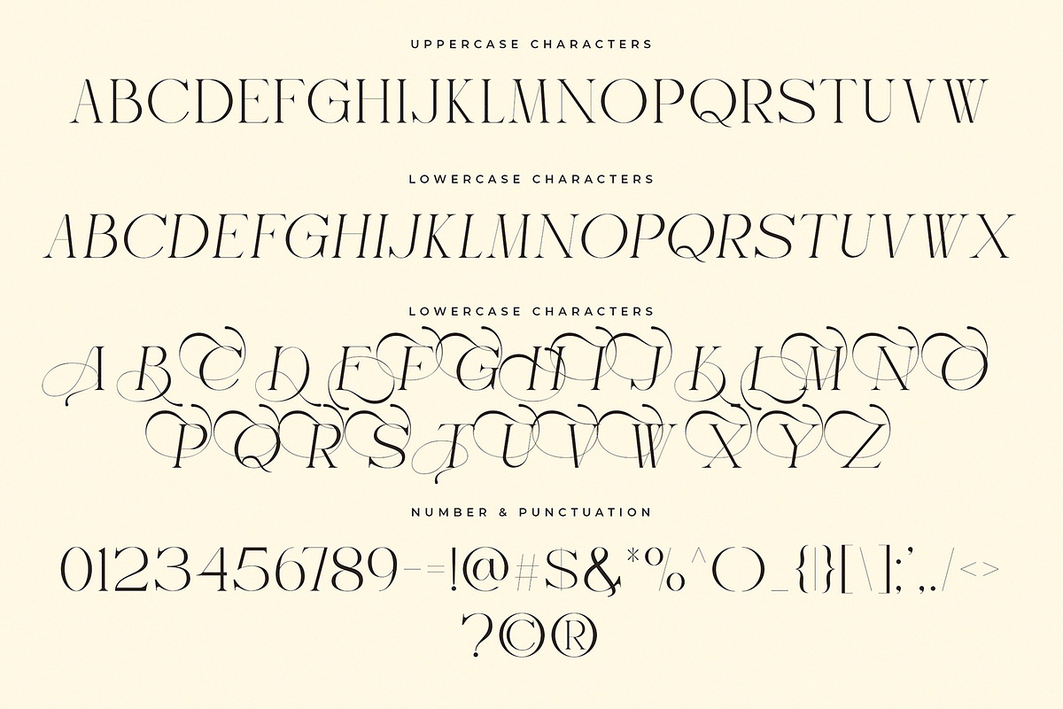 Govhie Deries Aesthetic Elegant, a Serif Font by Typetemp Studio (Photo 8 of 11)