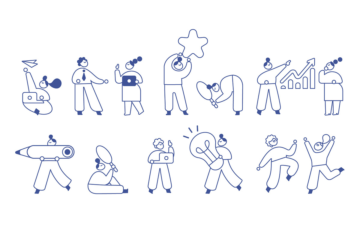 100+ Line People Editable Stroke, a Person Illustration by Vector_Art (Photo 7 of 29)