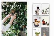 Flower collection, home plants, a Decorative Illustration by Yana_mide (Thumbnail 10 of 10)