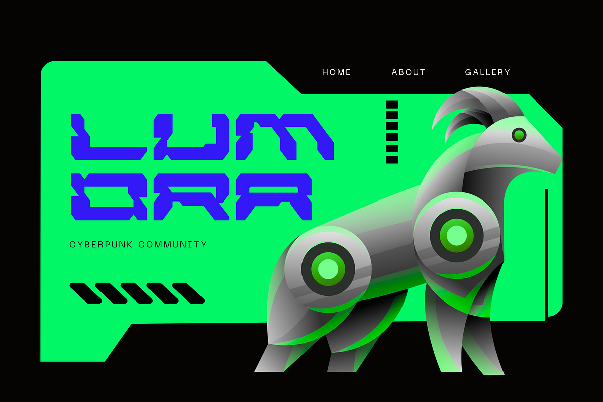 Ireon Cyberpunk - Modern Logo Font, a Sans Serif Font by Nirmana Visual (Photo 6 of 9)