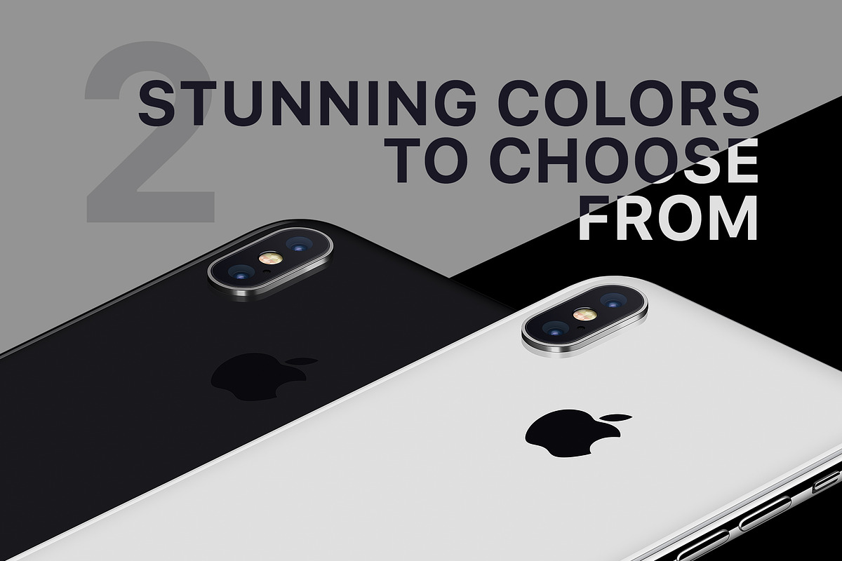 iPhone X Mockup - Lying On Surface, an iPhone Mockup by Mockups & Illustrations (Photo 4 of 11)