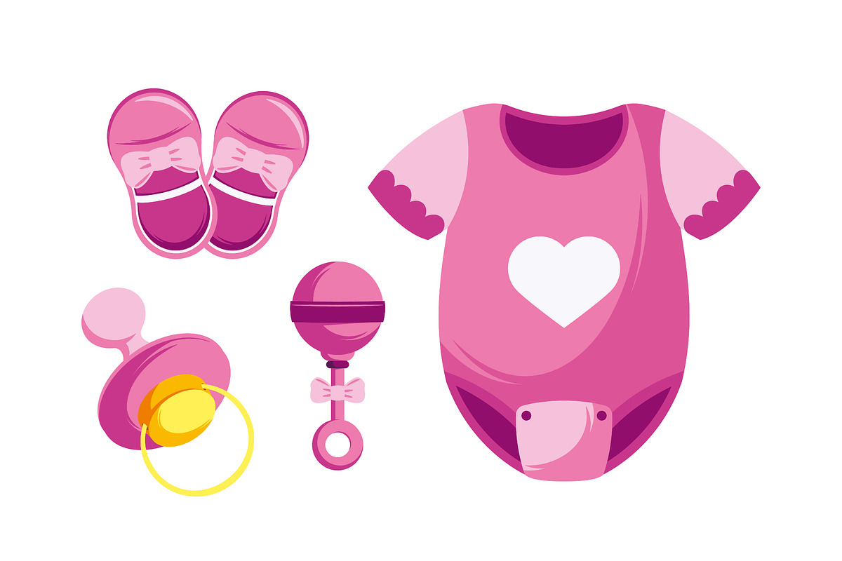 Baby Essentials Vector Icon Set preview 2