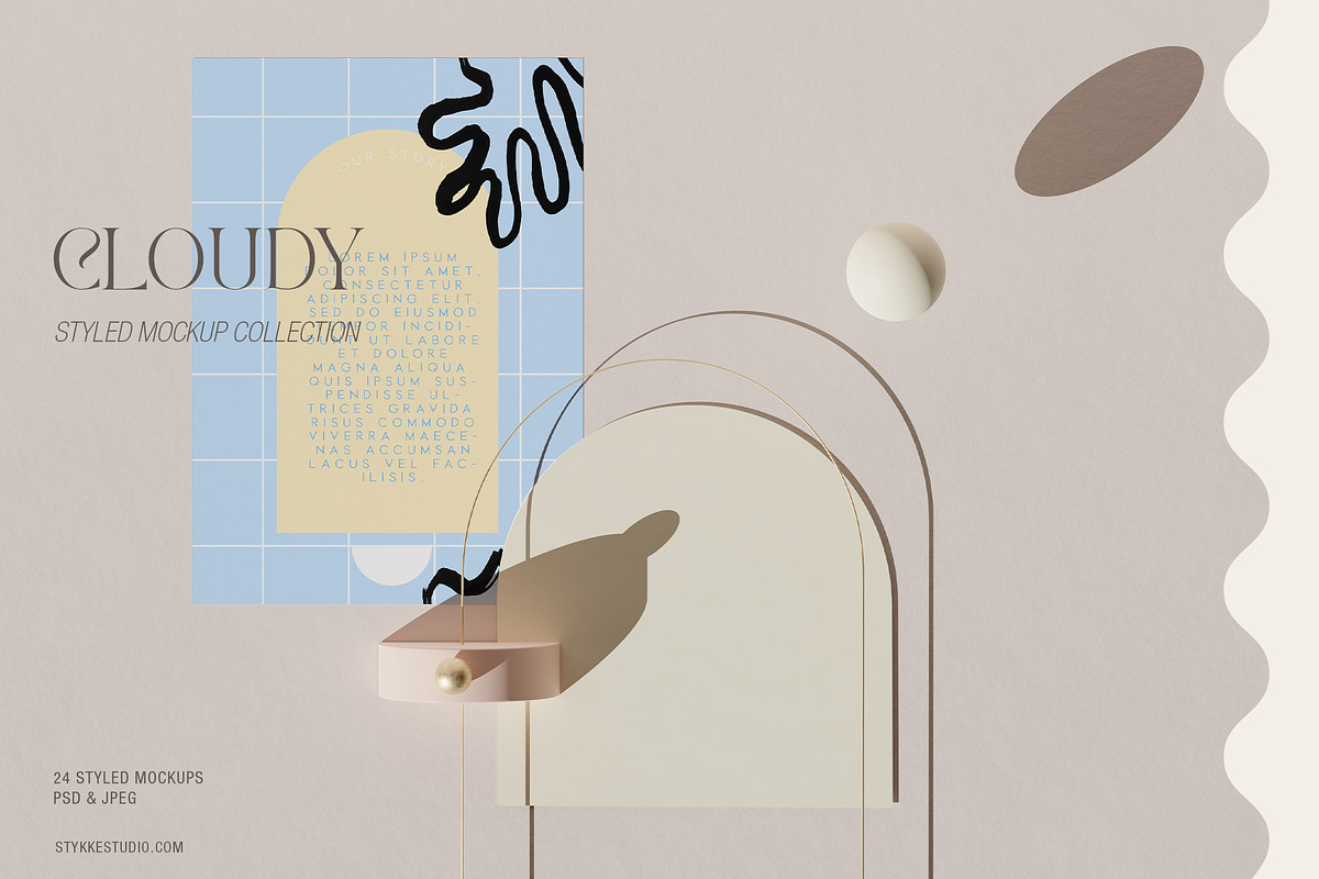 CLOUDY - Contemporary Modern Mockup, a Product Mockup by Stykke Studio (Photo 17 of 17)