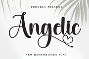 Angelic | Script Font, a Handwritten Font by Scratchones (Thumbnail 1 of 9)