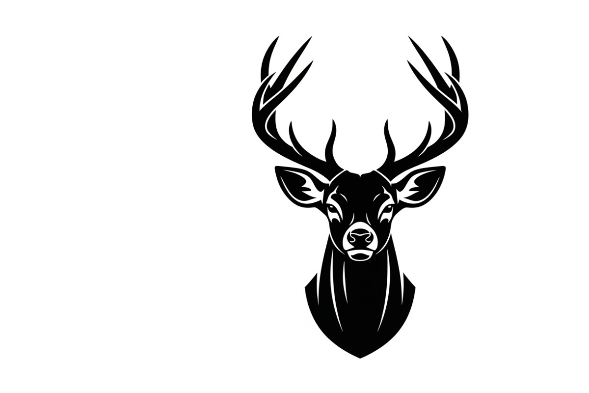 deer head wall mount silhouette, an Illustration by Amazin_art (Photo 11 of 51)