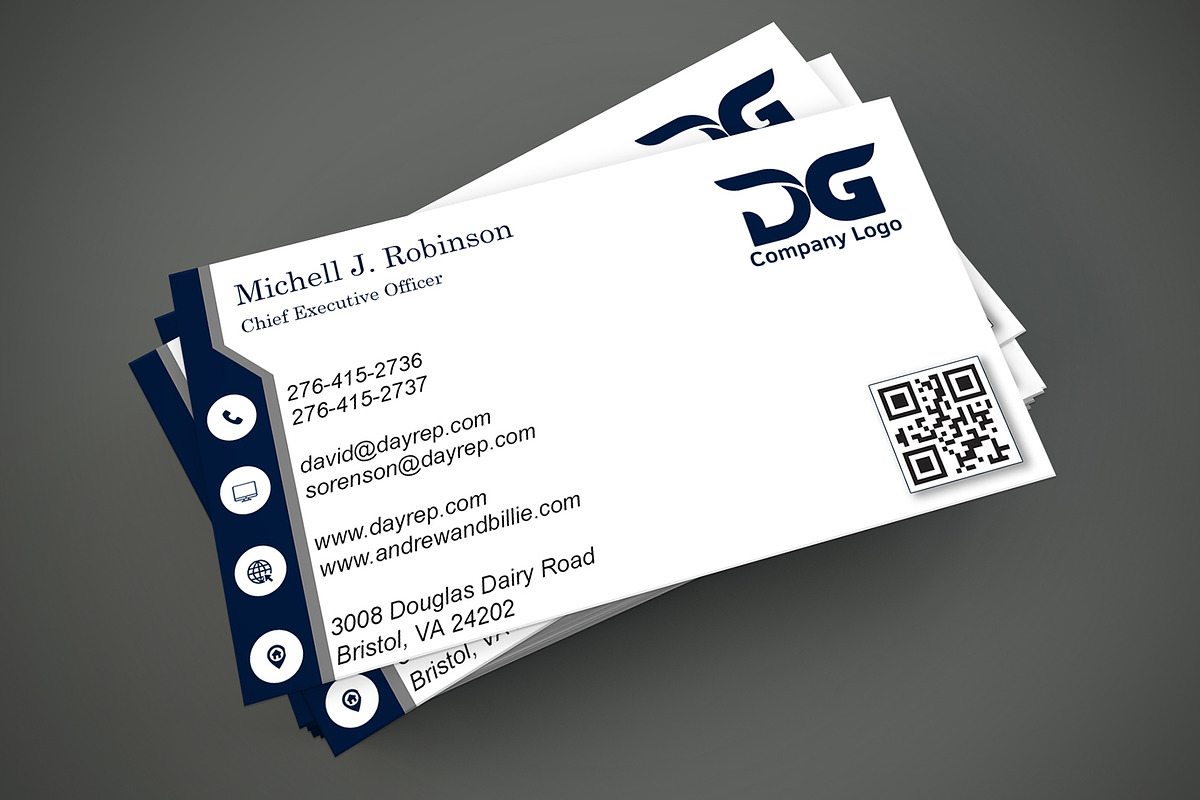 Modern Real Estate Card Template preview 4