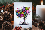 Whimsical Tree Clipart PNG, an Illustration by Dream Creation (Thumbnail 6 of 7)