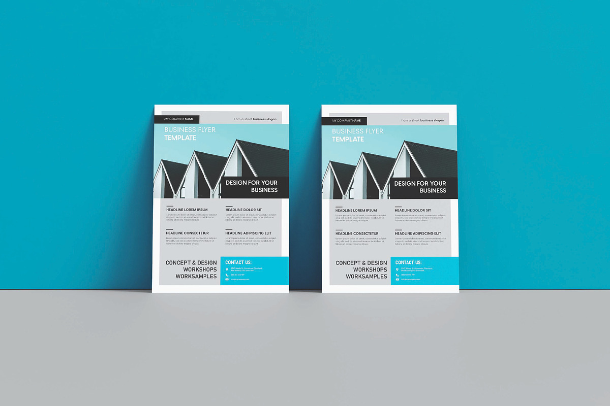 Sale business flyer template, a Flyer Template by Workhu (Photo 4 of 4)