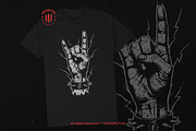 10 Bundle Dark Art Metal Hand Sign, an Illustration by Morspective (Thumbnail 2 of 7)
