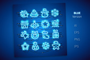 Christmas Colorful Neon Icons, an Icon by Voysla's Shop (Thumbnail 3 of 6)