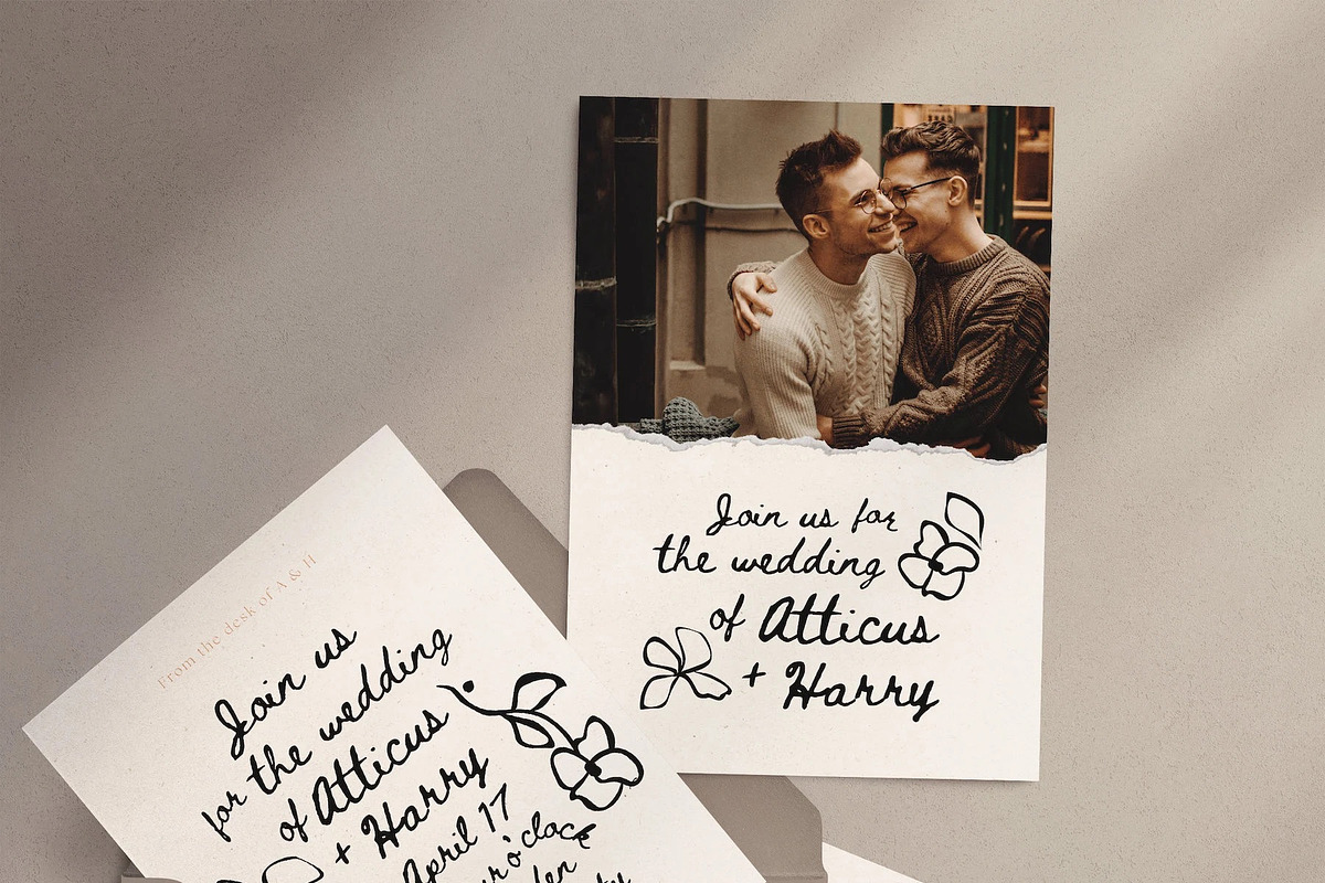 Wedding template bundle XL - Atticus, a Stationery Template by SydneyResnik (Photo 8 of 10)