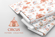Cute Circus Watercolor Clipart Set, an Animal Illustration by LenArt (Thumbnail 10 of 18)