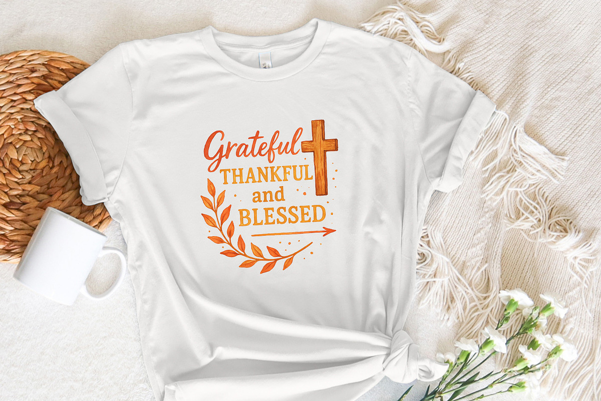 Fall PNG, Thankful Grateful, an Illustration by SharpMarketplace (Photo 7 of 9)