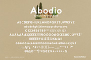 Abodio - A Hand-Painted Font, a Sans Serif Font by Komet & Flicker (Thumbnail 14 of 14)