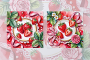 Strawberry Dreams, a Background Graphic by Curve Design (Thumbnail 4 of 7)