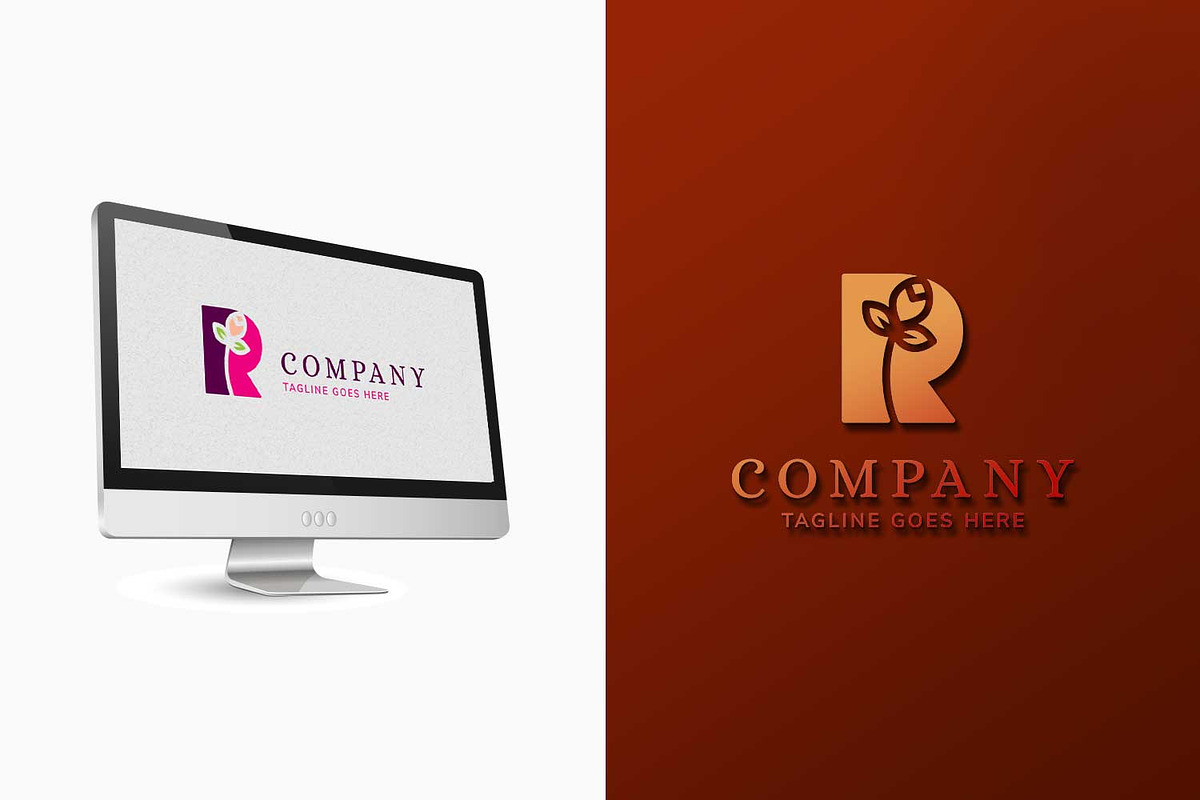 Eco Letter R Logo, a Branding & Logo Template by C_Monica (Photo 3 of 3)