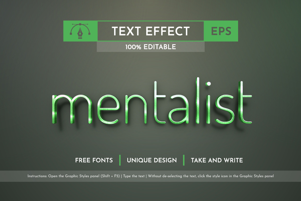 Metal Editable Text Effects, a Layer Style Add-On by rwgusev (Photo 6 of 7)