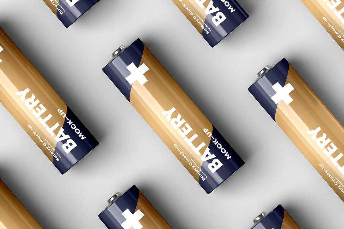 Battery AA Mock-up, a Product Mockup by zippypixelstudio (Photo 8 of 9)