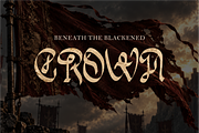 KORVEA — Experimental Gothic, a Blackletter Font by idealistudio (Thumbnail 5 of 5)