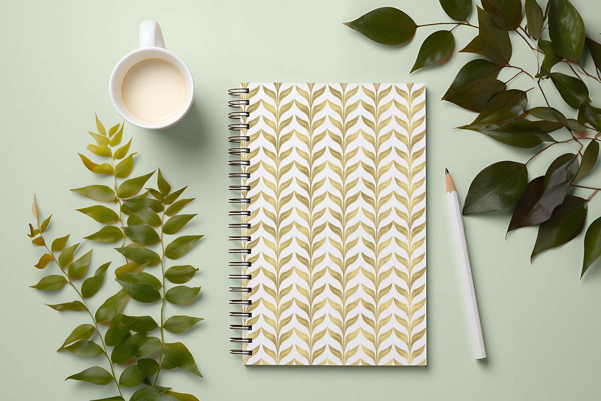 Art Deco Seamless Patterns, a Pattern Graphic by cafelab_store (Photo 3 of 7)