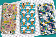 Pop Art 80's patches + 10 patterns, a Pattern Graphic by Hala (Thumbnail 2 of 4)
