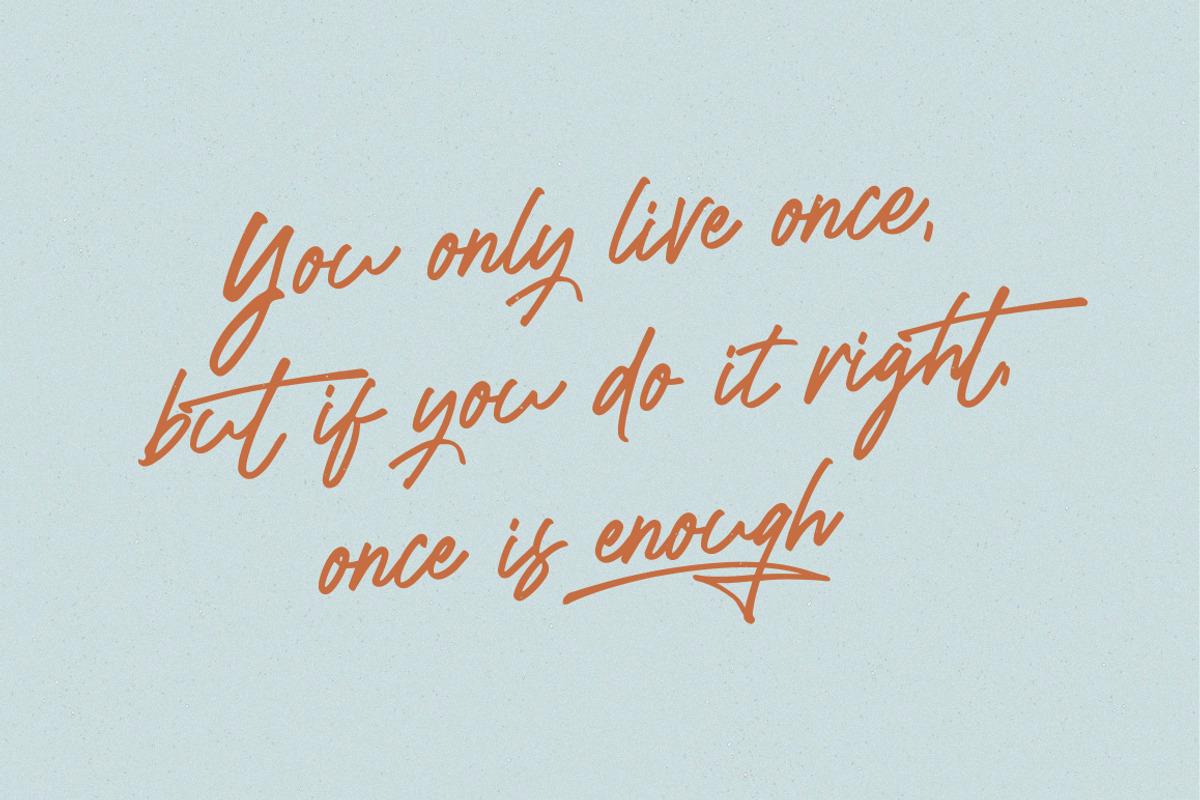 Freestyle Handwritten Script, a Script Font by Anxiety Studio (Photo 10 of 16)