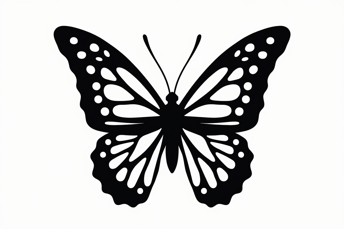 butterfly laser cut design, an Illustration by balal (Photo 10 of 13)