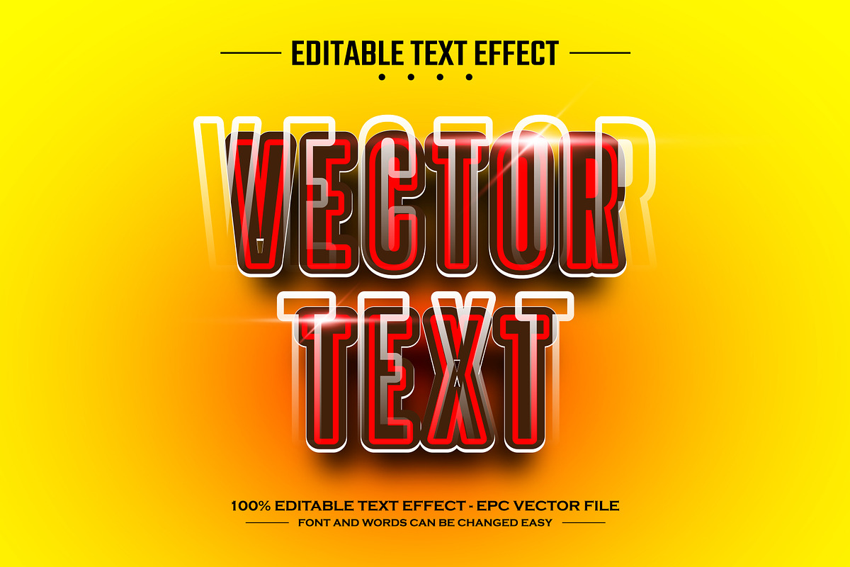Super 3D editable text effect, a Layer Style Add-On by nicemorning (Photo 2 of 3)