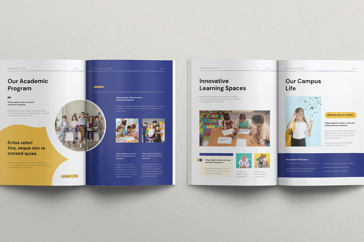 Education Brochure Template, a Brochure Template by E-Type (Photo 5 of 7)