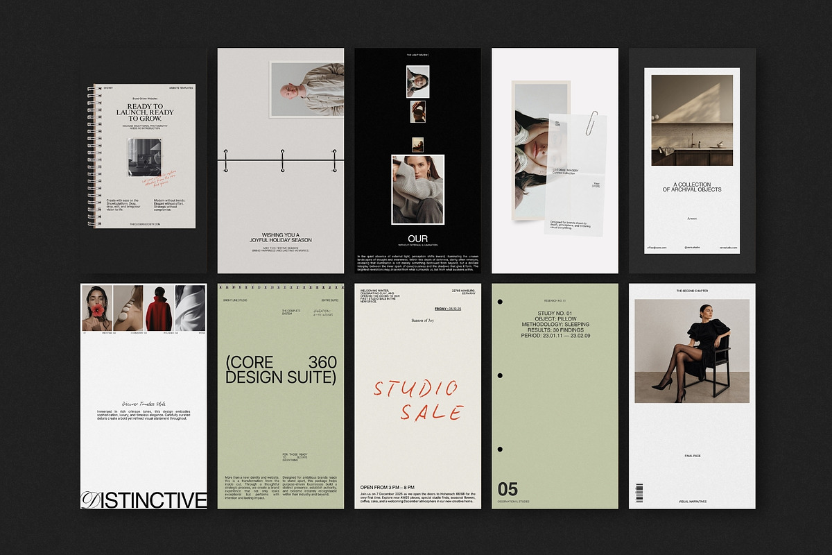 XENO | Instagram Post & Story (I), a Social Media Template by The Aesthetic Studio (Photo 6 of 10)