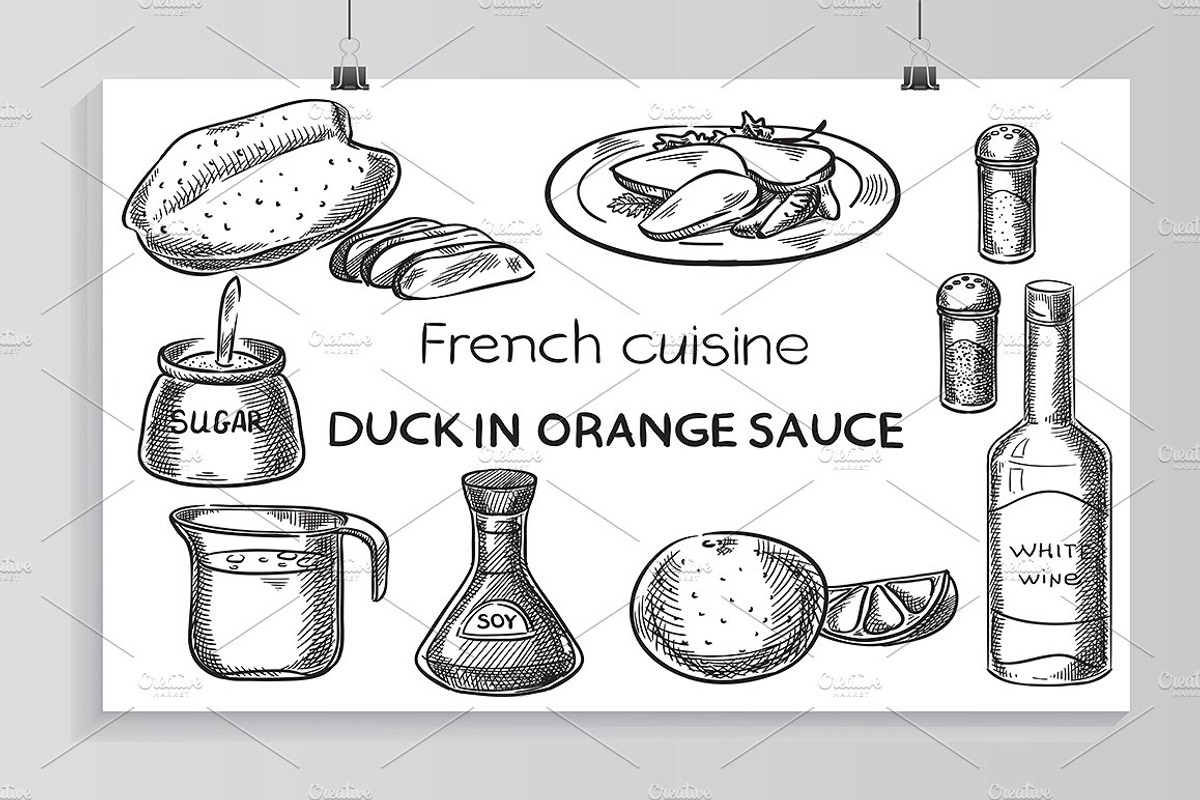 French cusine., a Food Illustration by © Fisher Photostudio (Photo 2 of 7)