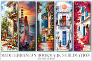 Mediterranean Bookmark Sublimation, an Illustration by Designworld (Thumbnail 1 of 5)