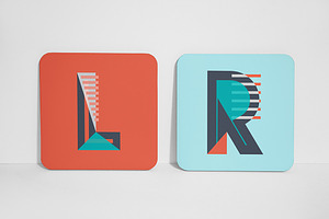 Coasters Mockup