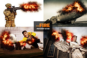 Add Fire Photoshop Action preview 3
