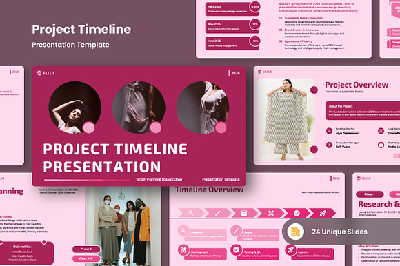 Project Timeline Google Slides preview 6