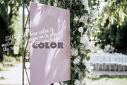 Wedding Sign Mockup Floral Scene, a Product Mockup by McLittle Stock (Thumbnail 2 of 5)