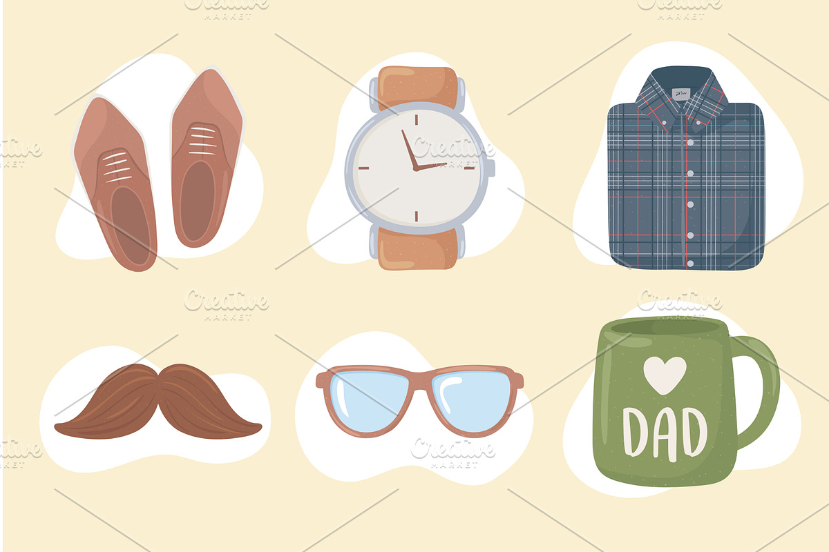 happy fathers day, an Illustration by studiogstock