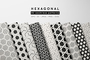 Hexagonal | 42 Seamless Patterns, a Pattern Graphic by Curly_Pat (Thumbnail 1 of 11)