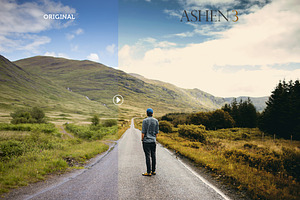 Ashen Photoshop Landscape Actions