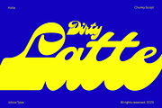 Kolta | Bold Chunky Script, a Script Font by Jolicia Type (Thumbnail 7 of 13)