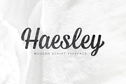Haesley, a Script Font by Fargun Studio (Thumbnail 1 of 21)