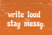 Sloppy Notes Groovy Bubble ypeface, a Serif Font by AN Productions (Thumbnail 3 of 6)