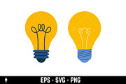 Various light bulbs, an Object Graphic by Vectorhight (Thumbnail 4 of 4)