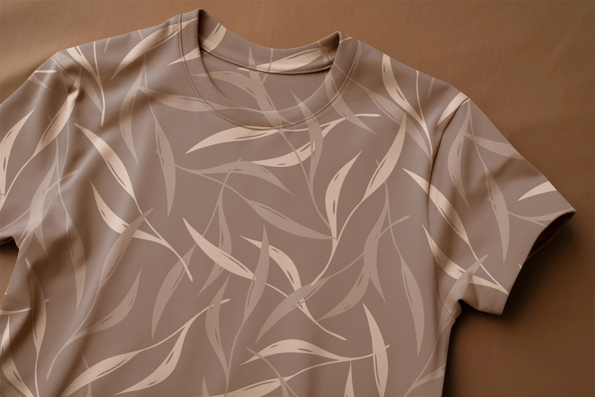 Beige Floral Patterns, a Pattern Graphic by Naiadin (Photo 5 of 8)
