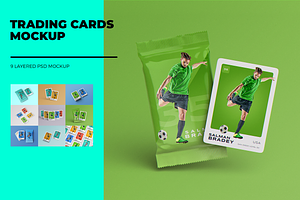 Trading Cards MockUp