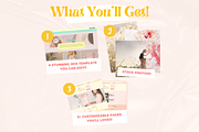 Pastel Inspired Website for Wix, a Landing Page Template by Parrot Designs (Thumbnail 2 of 4)