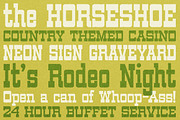 Horseplay AOE Pro, a Slab Serif Font by Astigmatic (Thumbnail 4 of 6)