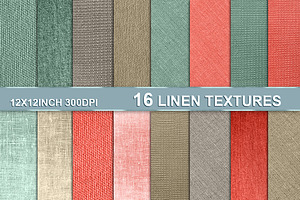 Linen texture backgrounds 12x12