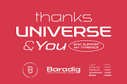 Baradig Fonts Family, a Sans Serif Font by Asenbayu (Thumbnail 15 of 15)