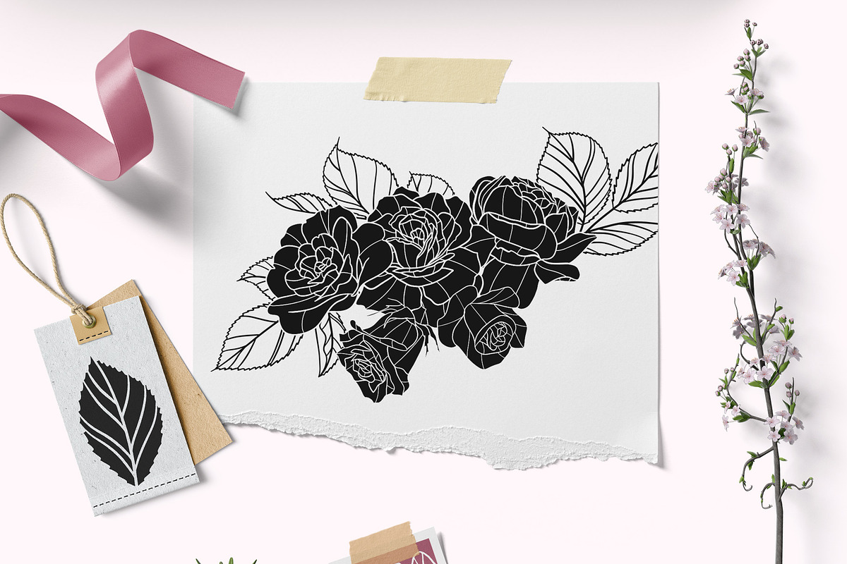 Procreate Roses Stamps, a Brush Add-On by RadekBroz (Photo 9 of 11)